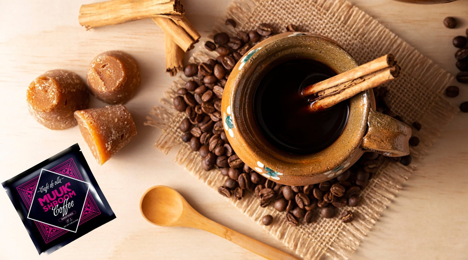 Experience the Unique Taste of Mushroom Coffee and Cafe de Olla - MUUK' SUPERFOODS