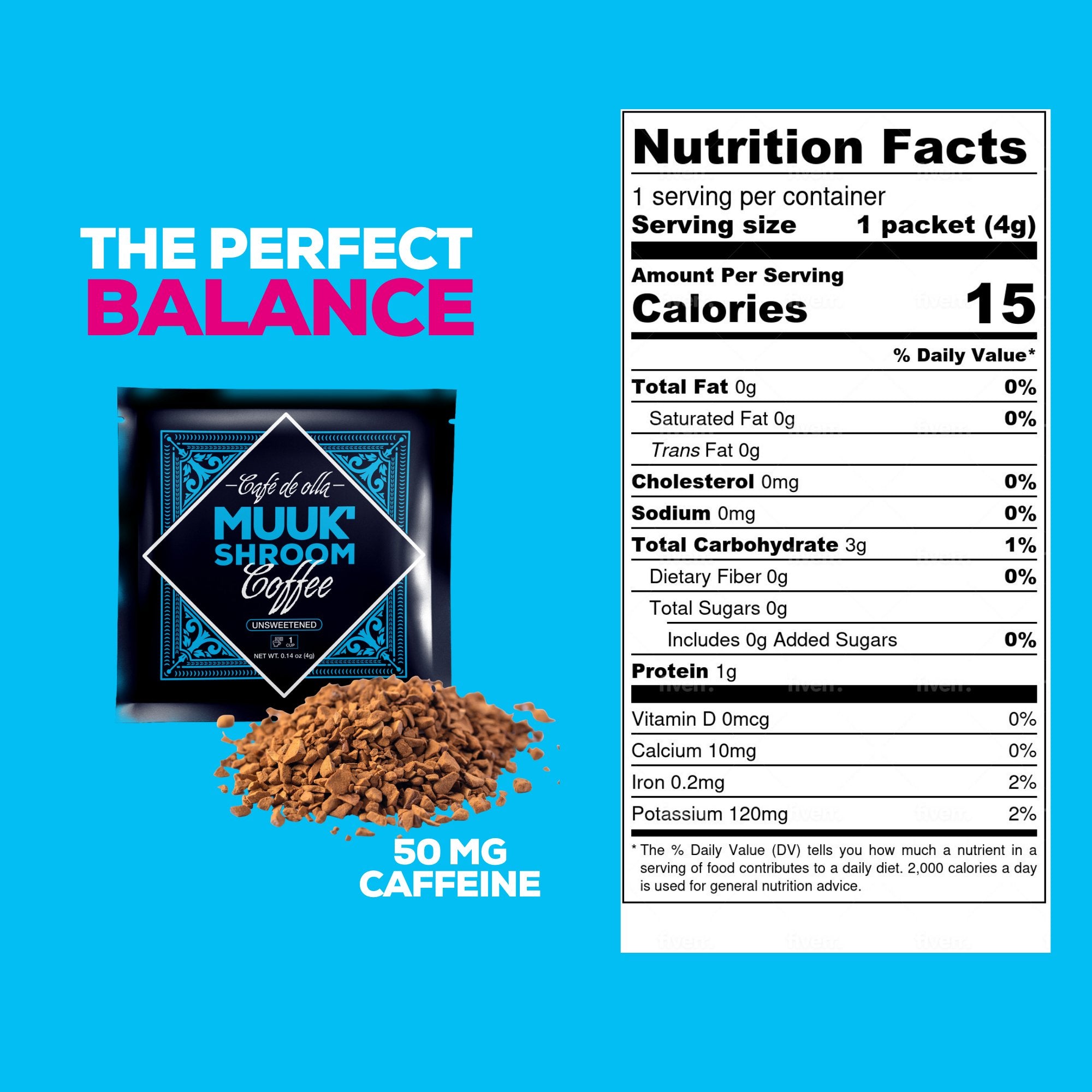 MUUK' SPICED COFFEE | Organic Instant Mushroom Coffee with Spice & Adaptogen Superfoods Blend - MUUK' SUPERFOODS