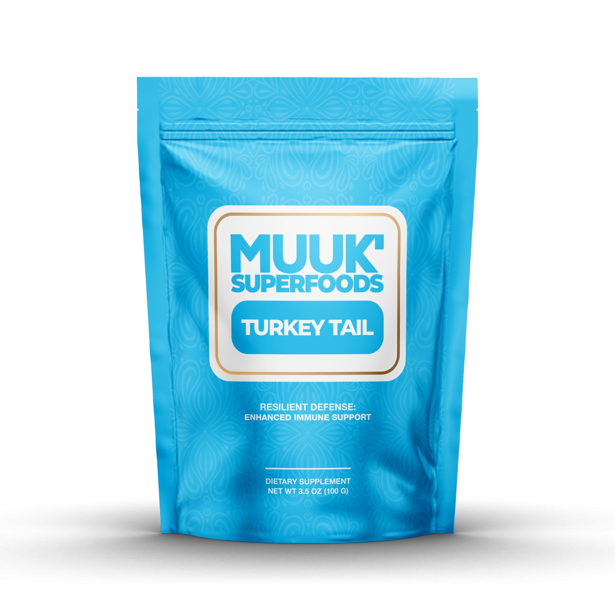 Organic TURKEY TAIL Mushroom Powder | Resilient Defense: Enhanced Immune Support - MUUK' SUPERFOODS US